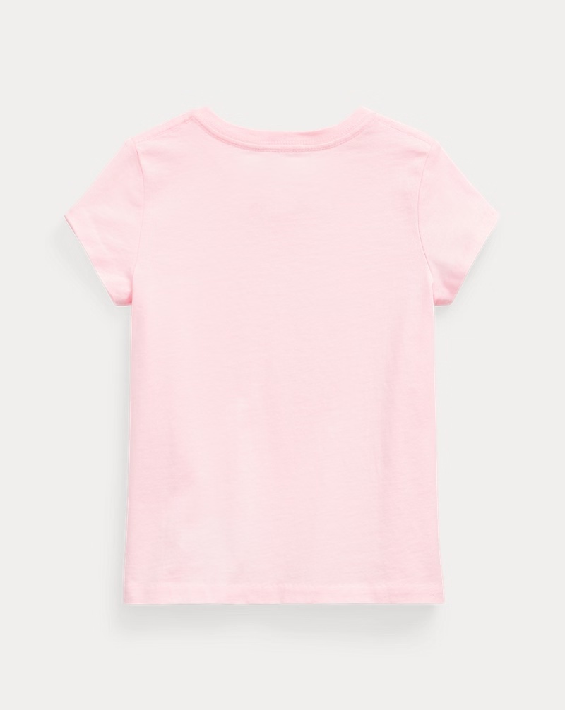 Cotton Jersey V-Neck Tee