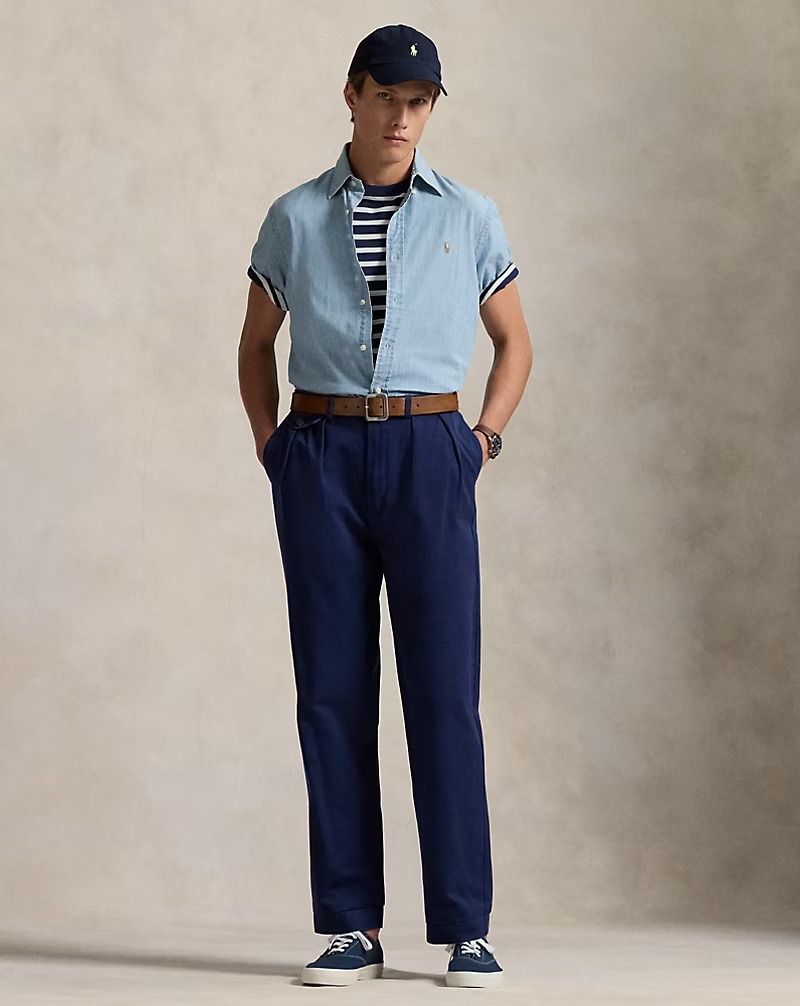 Classic Fit Chambray Shirt
