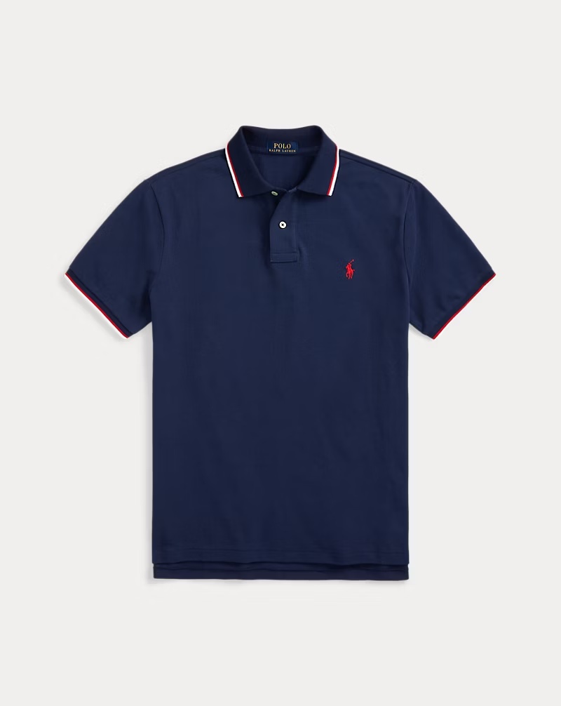 Classic Fit Mesh Polo Shirt