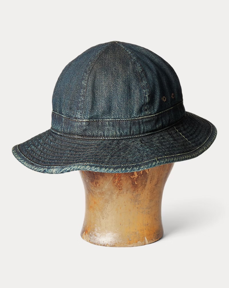 Indigo Denim Bucket Hat