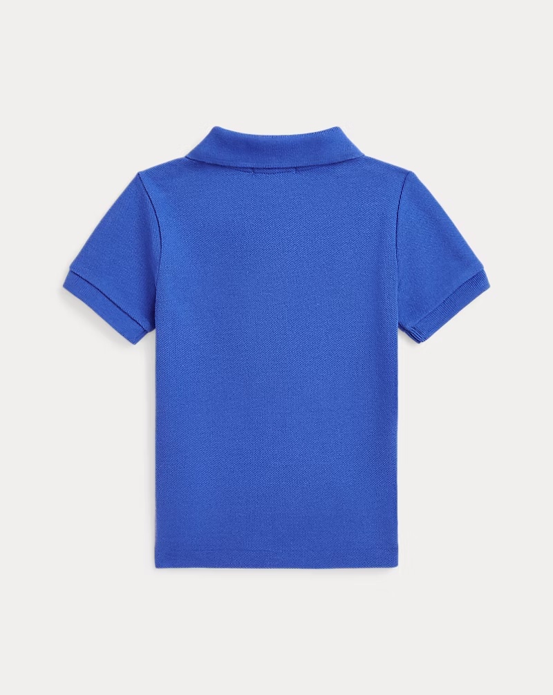 Polo Bear Cotton Mesh Polo Shirt