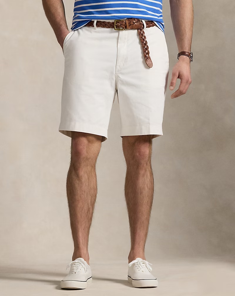 Stretch Straight Fit Chino Short