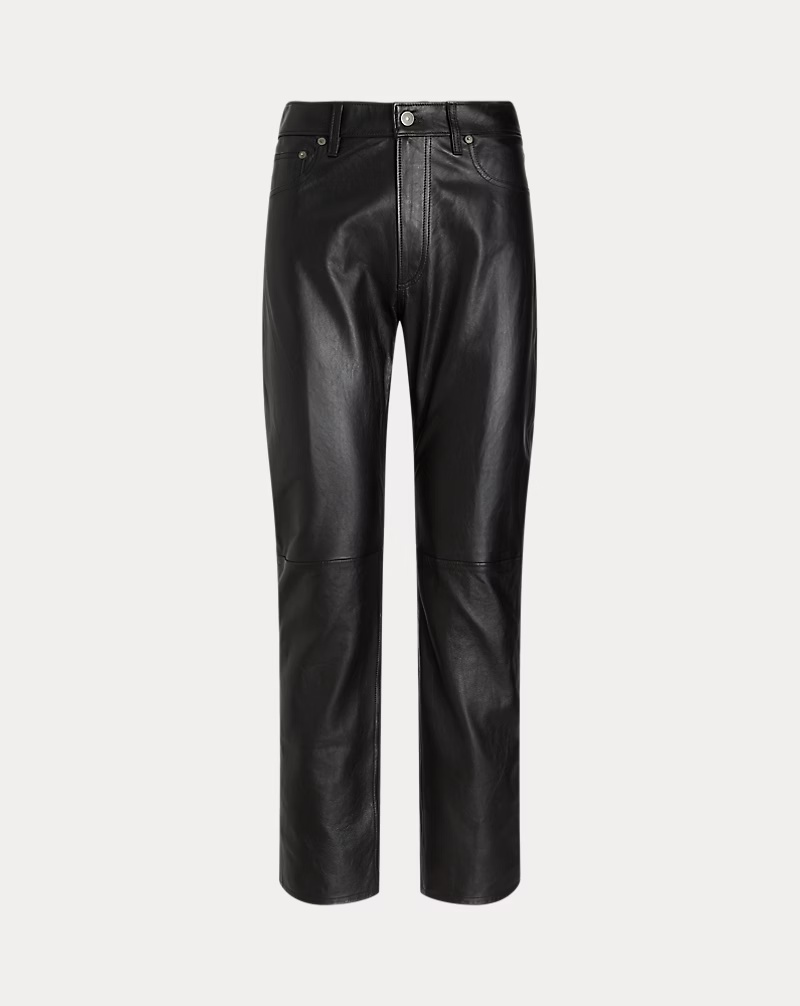 Lambskin Relaxed Straight Pant