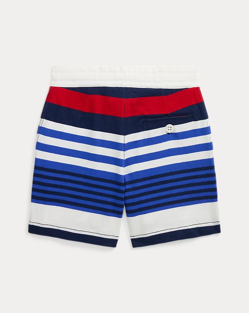 Striped Cotton Jersey Short