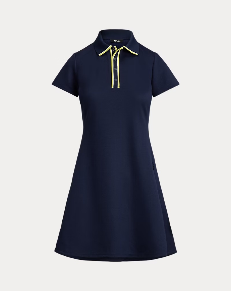Stretch PiquÃ© Polo Dress