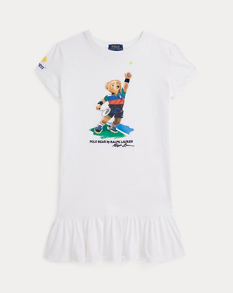 US Open Polo Bear Cotton Jersey Dress