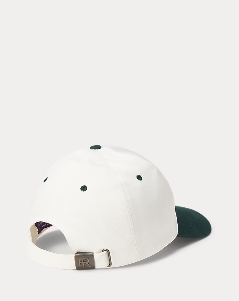 Crest-Embroidered Twill Ball Cap