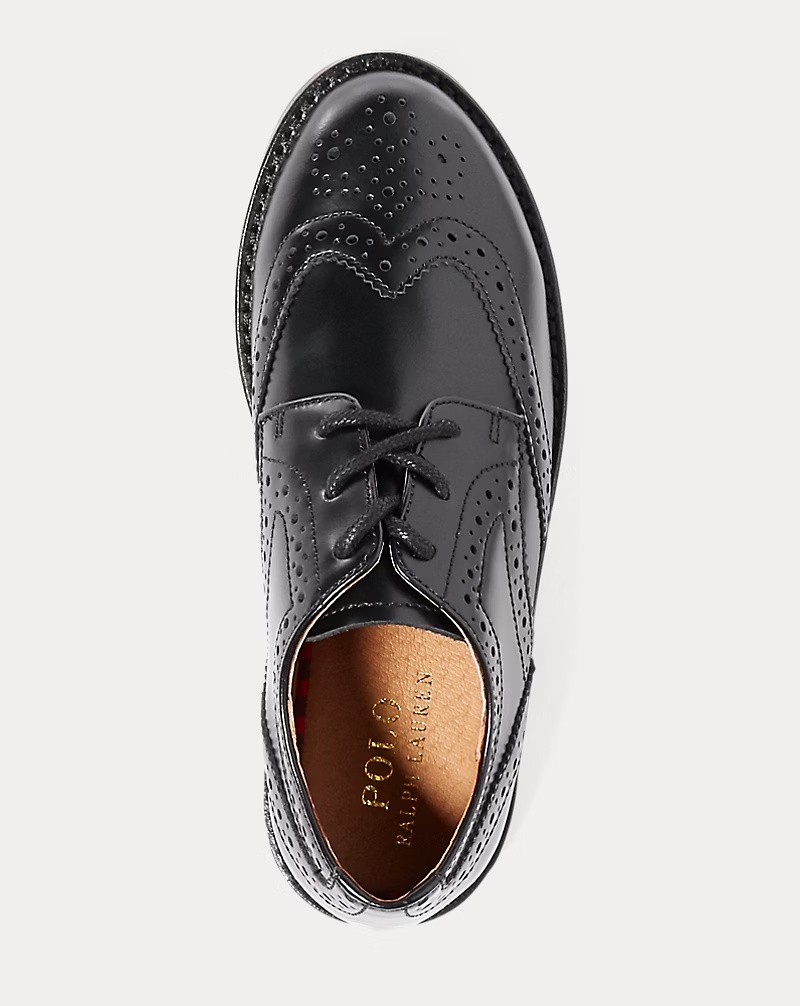 Leather Wingtip Oxford Shoe