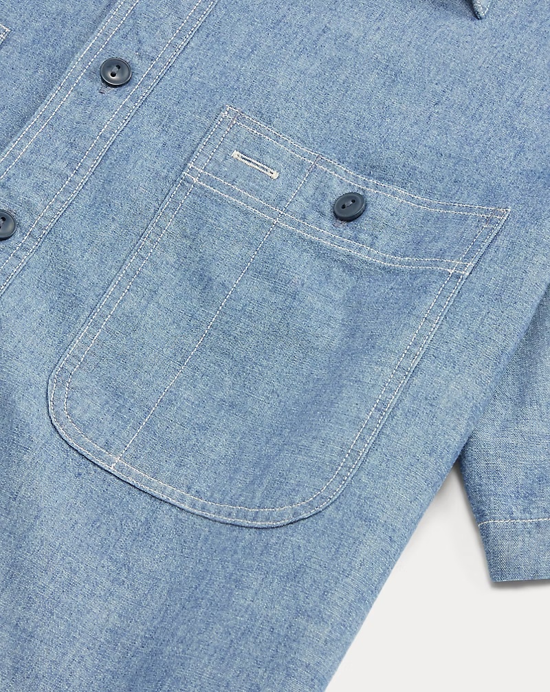 Indigo Chambray Workshirt