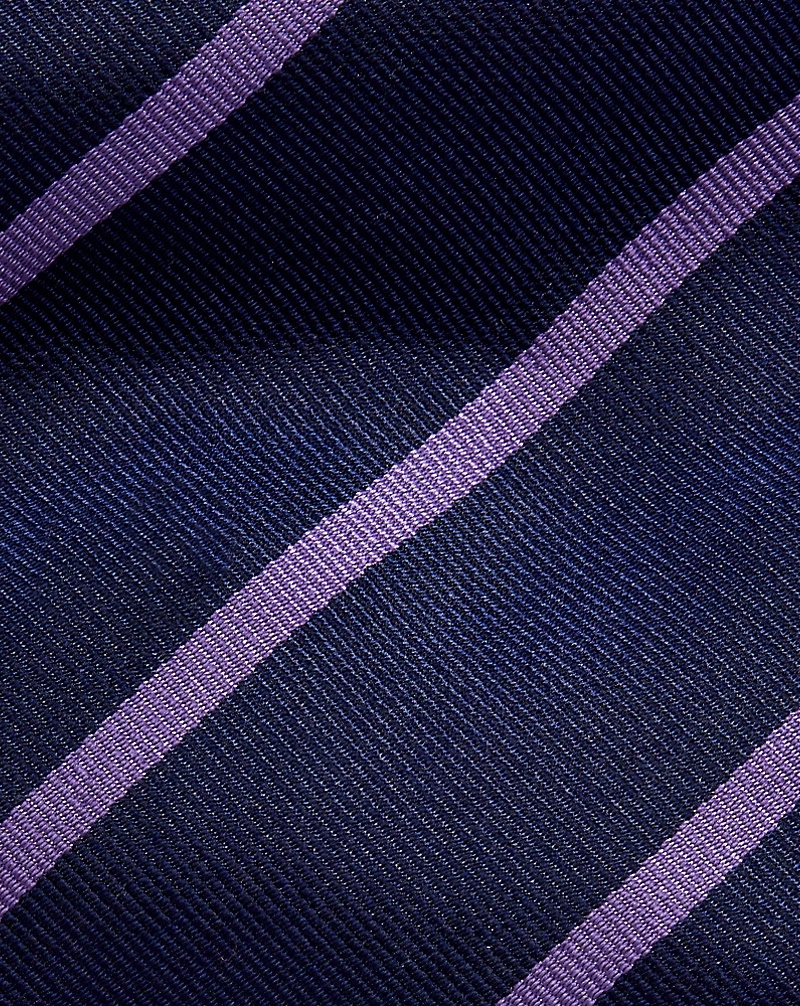 Striped Silk Repp Tie