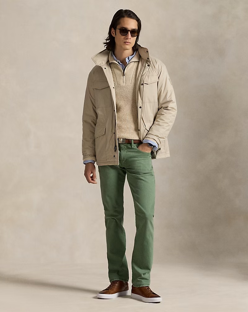 Abottson Gabardine Hooded Field Jacket