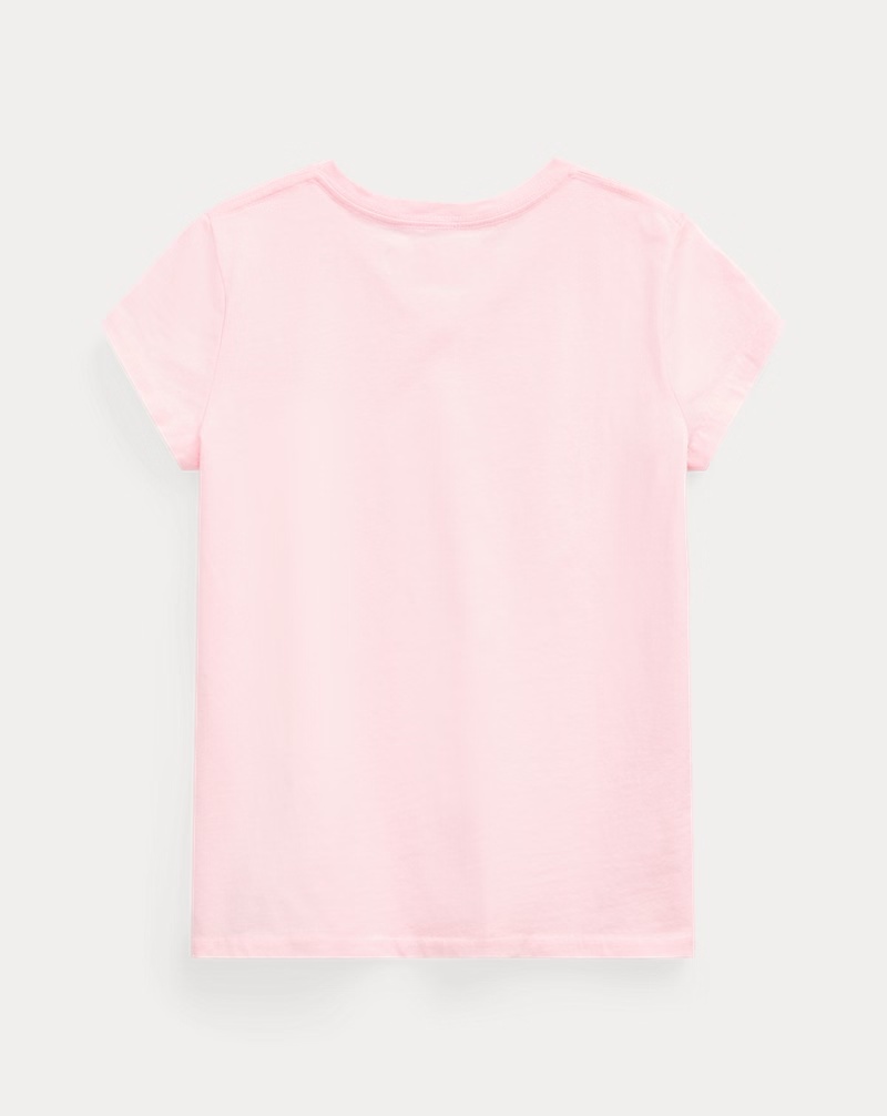 Cotton Jersey V-Neck Tee