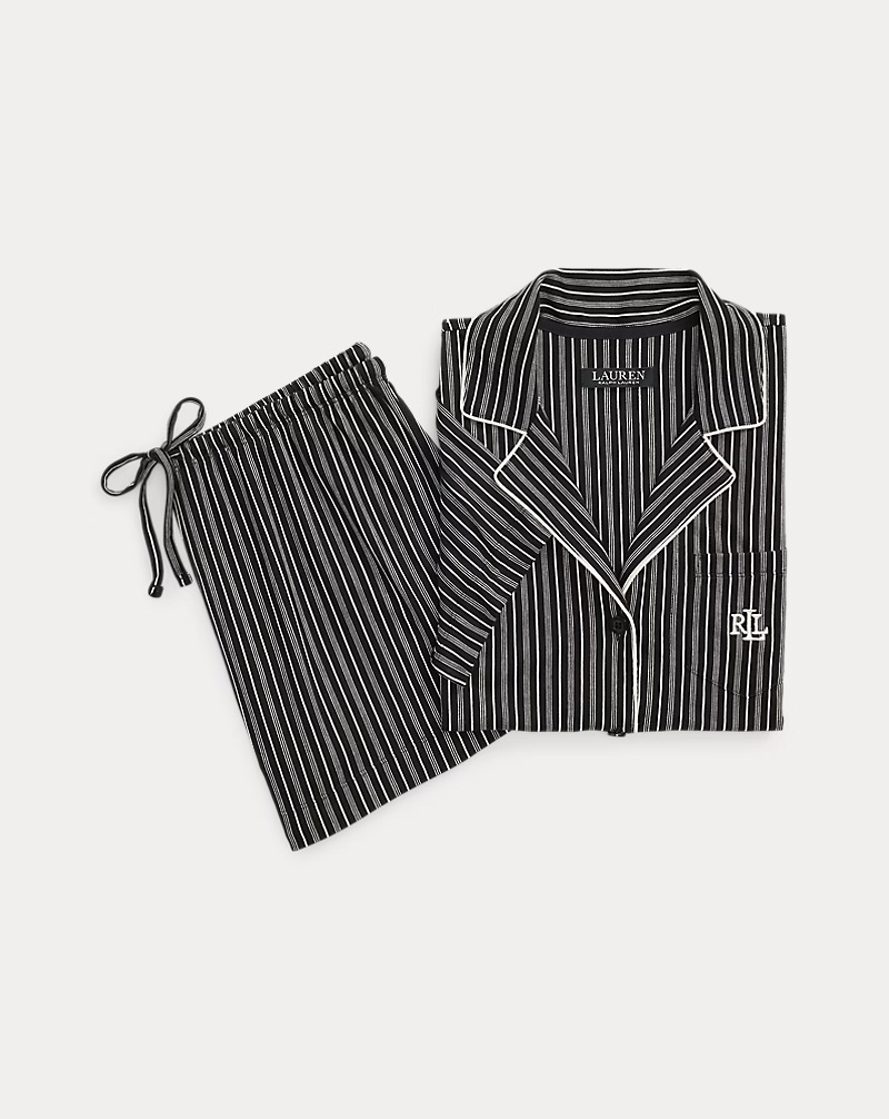 Striped Jersey Boxer Sleep Set