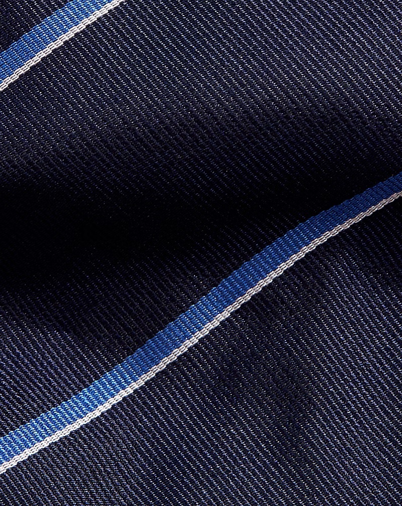 Striped Silk Repp Tie