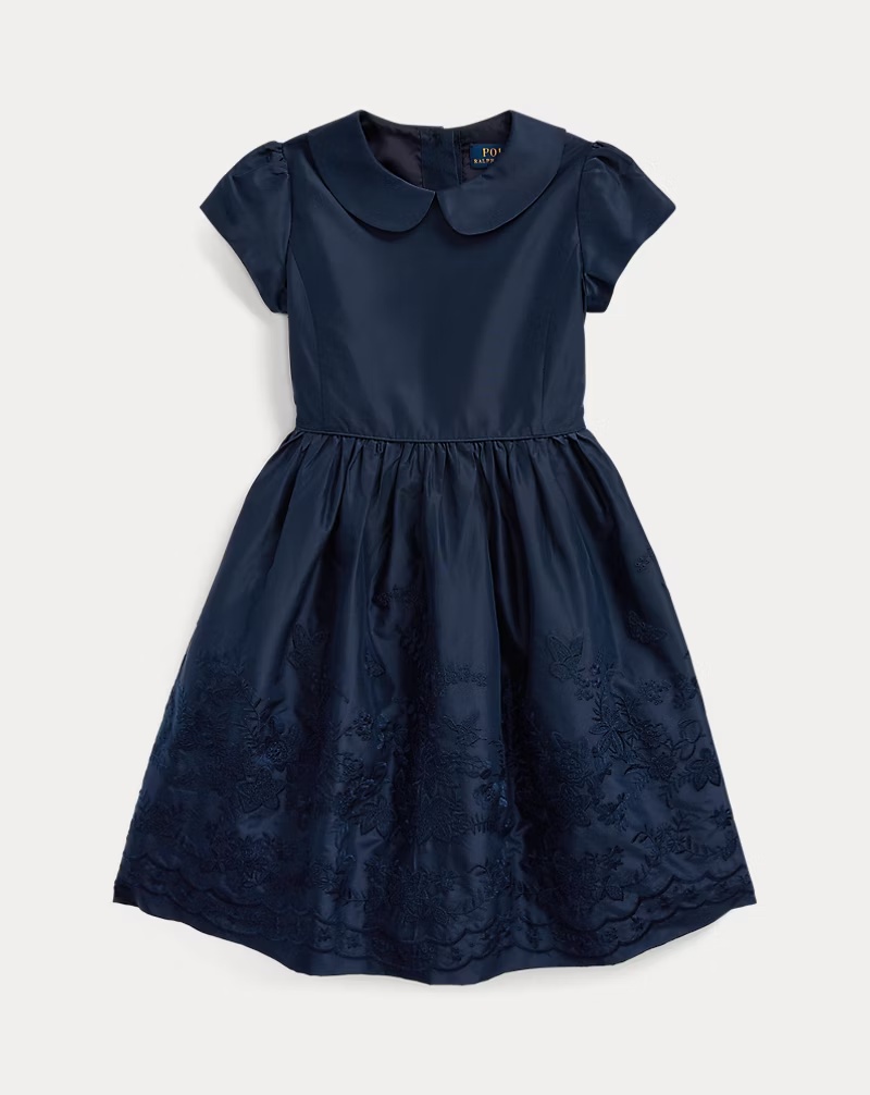 Embroidered Silk Dress
